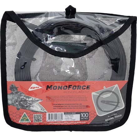 1.8mm MONOFORCE MONOFILAMENT BLACK 100m ROLL - Click Image to Close